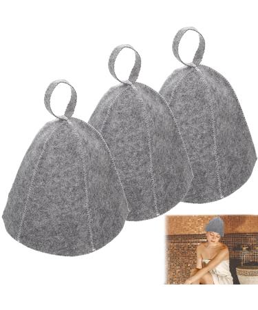 Saunahut 3Pcs sauna hat sauna hats sauna hat hat hanze men saunahut men's filz felt hat sauna sauna sauna sauna hats sauna hat men suitable for use in saunas and baths