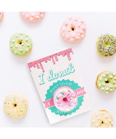 Bridesmaid Proposal Cards with Bath Bombs - Be My Bridesmaid Donut Style Gift Pack - Buy Online on GoSupps.com