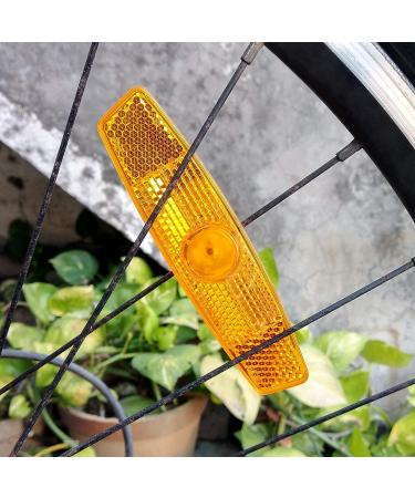 MFC PRO Bicycle Wheel Reflector Amber - Set of 2 Reflectors - Buy Online on GoSupps.com