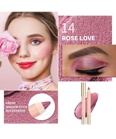 Buy Oulac Waterproof Eyeshadow Pen - Highly Pigmented Long-Lasting Vegan & Cruelty-Free in Rosarot 3.8g - Perfect for Wrinkle-Free Eyes - Buy Online on GoSupps.com