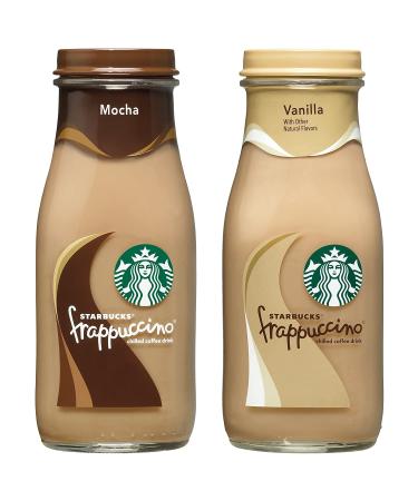 Starbucks Frappuccino 2 Flavor Variety Pack 9.5 Fl Oz (15 Count) - Buy Online on GoSupps.com
