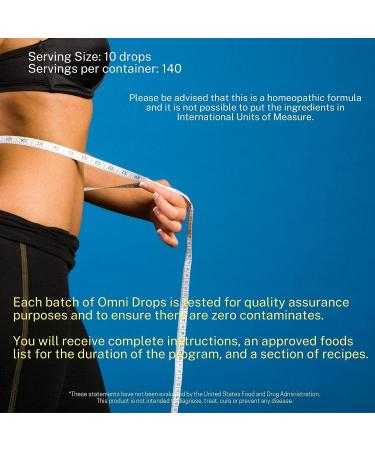 Omni Drop Program Bundle: 4 oz Omni Drops with Vitamin B12, Guide, Samples, Tape Measure - Buy Online on GoSupps.com