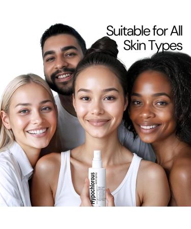 BodyJ4You Hypochlorous Acid Spray for Face Cleaner - HOCL Facial Toner Acne Sensitive Skin - HOCL Molecule Spray Topical Skin Redness Relief Breakouts - Piercing Aftercare Solution Fine Mist - 4 Fl Oz 4 Fl Oz (Pack of 1) - Buy Online on GoSupps.com