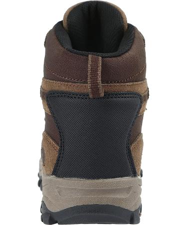 Northside Kid's Rampart Mid Hiking Boot | Rugged Suede Upper | Quick Lace-Up Closure | Durable TPR Outsole | Big Kid (8-12 Years) | Medium Brown - Buy Online on GoSupps.com