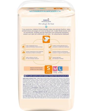 Buy Babylove Swim Diapers Size S (4-9 kg) - 12 Pack | Best International Shipping - Buy Online on GoSupps.com