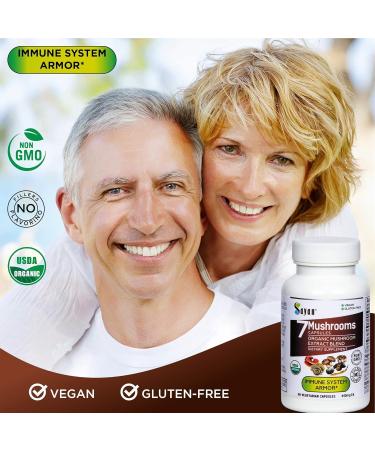 Sayan Mushroom Power Immune Boost Bundle - Chaga with Shilajit & 7 Mushroom Extract Capsules - Mushroom Supplement for Immune Support Energy and Antioxidant Defense (90 Capsules Each) - Buy Online on GoSupps.com