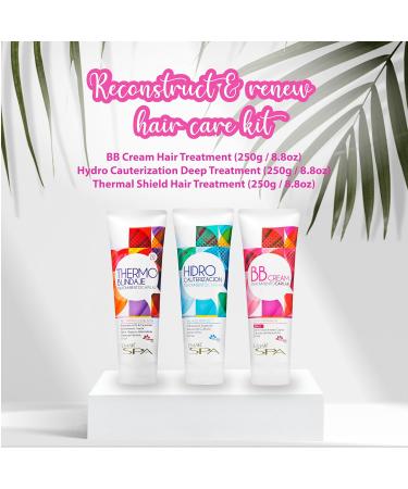 Shop L MAR BB Cream Hair Treatment - Anti-Aging Hydrating Frizz Control & Color Protection | Paraben & Salt Free - 8.8 oz - Buy Online on GoSupps.com