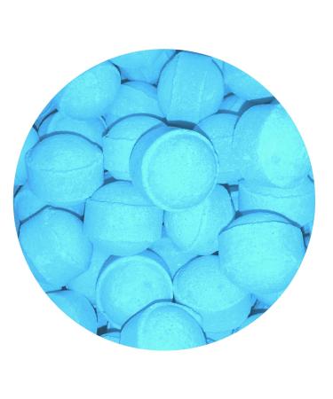 30 x Scented Bath Marbles Fizzers Mini Bombs in Gift Bag (Ocean Spray)