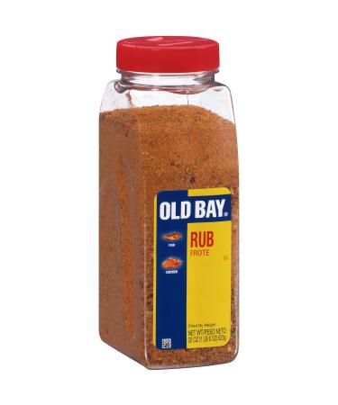 OLD BAY Rub, 22 oz - One 22 Ounce Container of OLD BAY Seasoning Rub, Perfect for Sealing in Juices on Meat and Seafood for a Savory Flavor