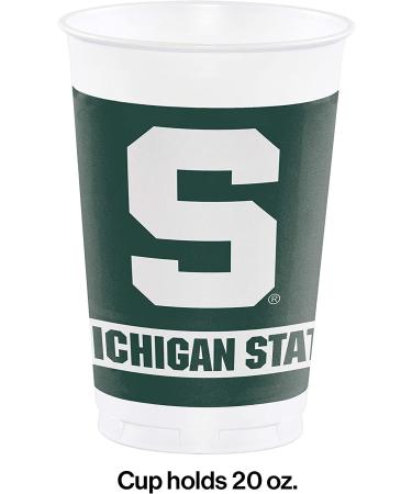 Michigan State Spartans 20 oz. Plastic Cups - Set of 8 - Buy Online on GoSupps.com