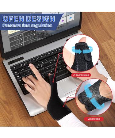 Thumb Splint Brace for Arthritis & Tendonitis | Reversible Compression Wrist Support for Sprains & Carpal Tunnel | Sleep Aid & Stabilizer (7.7*4*1 IN - Buy Online on GoSupps.com