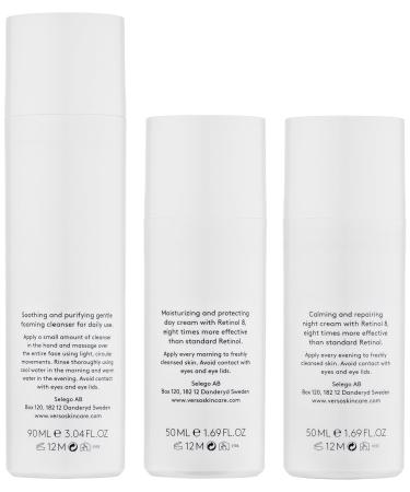 Verso Skincare Time Reverse Set - Anti-Aging Creams & Serums (190g) | International Shipping - Buy Online on GoSupps.com
