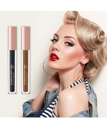 Onlyoily Eyebrow Gel Long Lasting Liquid Tattoo Waterproof Eyebrow Tattoo Double Ended Eyebrow Makeup-Waterproof Transfer-Free Long Lasting - Buy Online on GoSupps.com