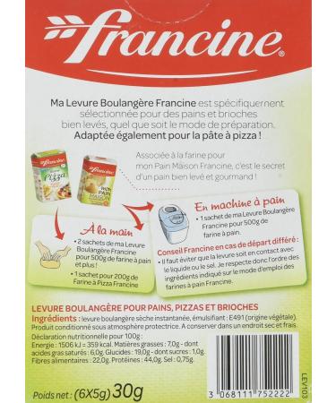 Francine Francine Bakery Yeast 30g - Buy Online on GoSupps.com