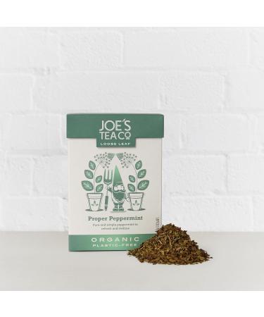 Joe's Tea Organic Proper Peppermint - 80g Loose Tea - Buy Online on GoSupps.com