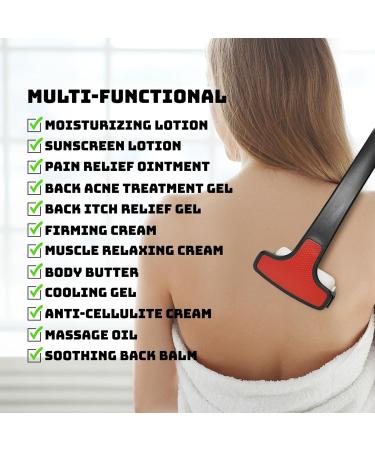 Easy Long Reach Back Lotion and Sunscreen Applicator - Perfect Lotion Applicator for The Back - Easy to Use Back Lotion Applicator - Buy Online on GoSupps.com