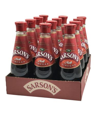 Sarsons Malt Vinegar Vinegar 250ml (Pack of 12)