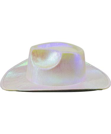 Arsimus Space Cowboy Holographic Rave Hat - Opal White | Shop Now - Buy Online on GoSupps.com