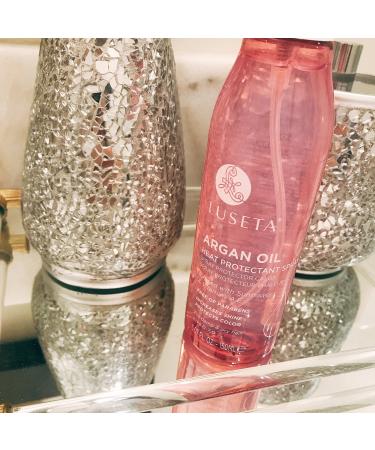 Luseta Argan Oil Heat Protectant Spray Reduces Blow-dry Time by 50% Provides Invisible Weightless Heat Shield to Fight Against Damage Caused by UV 5.07oz - Buy Online on GoSupps.com
