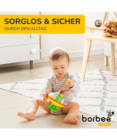 Borbet Child Locking Cabinet & Drawer Protection (10 Pieces) - Adjustable Strong Hold & Easy Application for Maximum Baby Safety - Buy Online on GoSupps.com