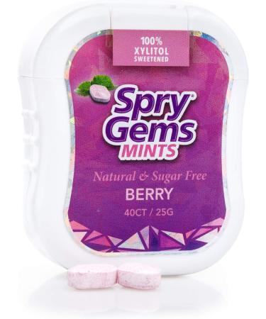 Xlear Spry Gems Mints Berry 40 Count 25 g baies 40 Count (Pack of 6) - Buy Online on GoSupps.com