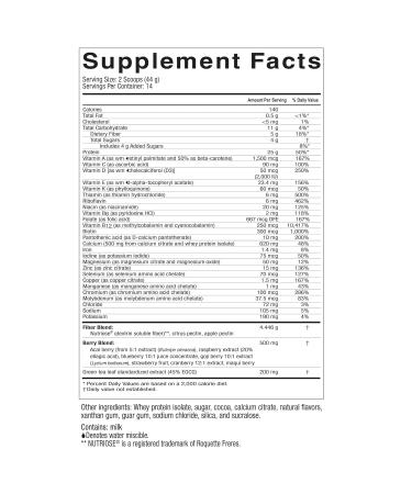 Celebrate Vitamins Essential Multi 4-in-1 Powder - Bariatric Multivitamin 500mg Calcium 4g Fiber 25g Protein Shake Mix - Chocolate Milk (14 Servings) - Buy Online on GoSupps.com
