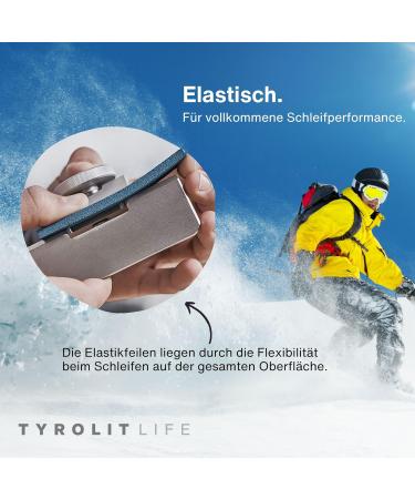 Tyrolit Life Premium Elastic File Set - Ski & Snowboard Edge Grinder for Perfect Tuning - Buy Online on GoSupps.com