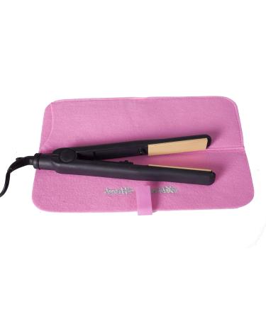Extreme Heat Protection Safety Mat with Storage Pouch for GHD Hair Straighteners and Tongs etc (Pink) - Buy Online on GoSupps.com