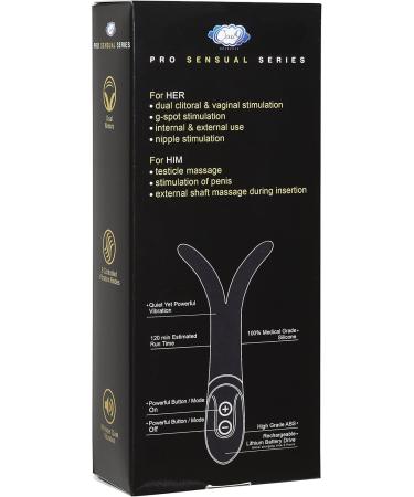 Cloud 9 Novelties Double Touch Stimulator 0.75-Pound Pink/White Pink/White 1 count - Buy Online on GoSupps.com