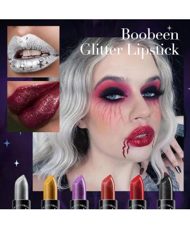  Nurvidis Glitter lipstick waterproof shimmer - Matte lipstick with glitter - Metallic lipstick - Non-sticky - Diamond Shiny lipstick - Pearlescent finish for long-lasting color - Buy Online on GoSupps.com