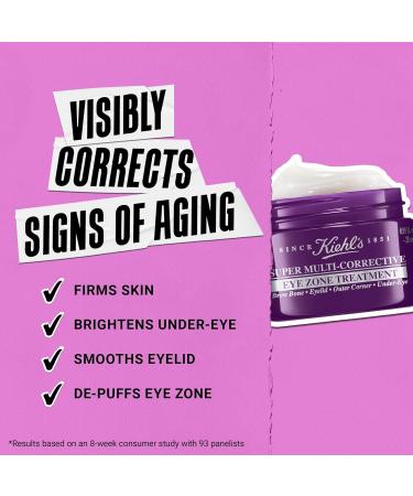 Kiehl's Super Multi-Corrective Eye Zone Treatment Cr me contour des yeux anti- ge 14ml - Buy Online on GoSupps.com