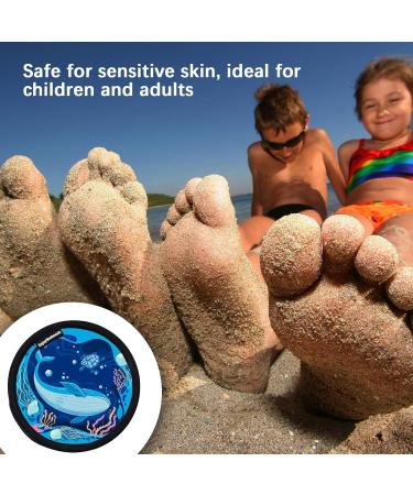 Sac de d capage de Sable effaceur de Sable Portable | Fournitures de Vacances d' t Brosse de Nettoyage Multifonction pour Les Voyages en Plein air Les Aventures Baleine Fond Bleu - Buy Online on GoSupps.com