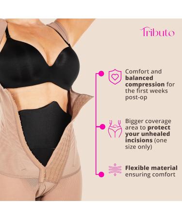 TRIBUTO Colombian Ab Board - Lumbar Shaping Support & Post Surgery Supplies | Faja Board for Fupa Support - One Size - Buy Online on GoSupps.com