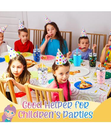 Zubebe 6-Piece Toddler Tumblers Set | Stainless Steel Spill-Proof Insulated Cups with Silicone Straw | 12oz Kids Water Bottle for Girls and Boys - Buy Online on GoSupps.com