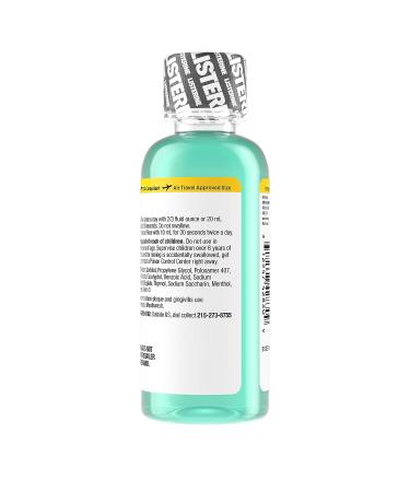 Listerine Zero Alcohol Mouthwash 3.2 fl. oz - Cool Mint Flavor, Less Intense Alcohol-Free Oral Care for Bad Breath - Buy Online on GoSupps.com