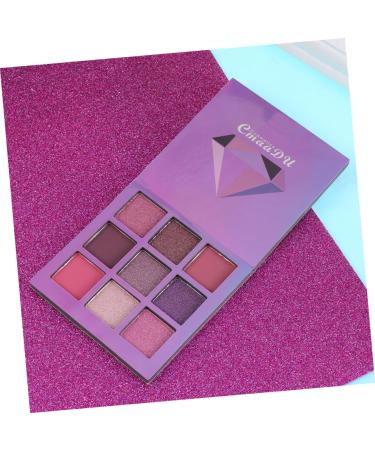 Balacoo Metallic Eye Shadow Palettes 9 Eyeshadow Women Eye Shadow Makeup Palette Powder Eye Shadow Metallic Color 1 count (Pack of 1) Purple - Buy Online on GoSupps.com