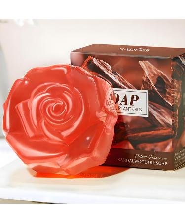 Buy Sandalwood Essential Oil Soap - Sea Salt Lavender Coffee Bamboo Charcoal & More | Hand & Body Cleaning (100g - Buy Online on GoSupps.com