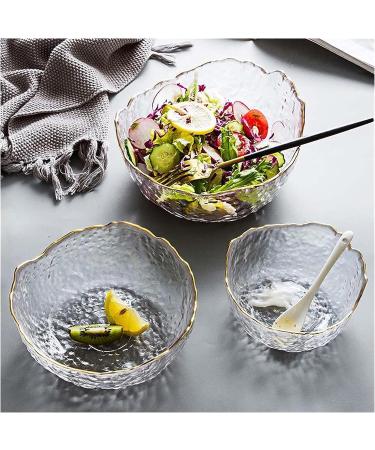 Fruit Bowl Salad Bowl Glass Bowls Creative Irregular Glass Bowl Fruit Ice Cream Salad Bowl Tableware Soup Noodle Rice Bowls Kitchen Decoration Candy Bowls (Color : S) (Color : L) (Color : Small) - Buy Online on GoSupps.com