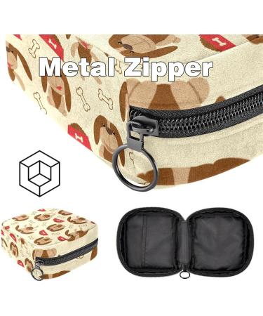 Buy Stylish Menstruation Pad Bag with Zipper | Women's Napkin & Tampon Bags | Ideal for Girls - Convenient and Chic - Buy Online on GoSupps.com