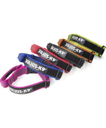 Shop Julius-K9 100HA-K-R-2015 Adjustable K9 Neck Band - Red-Gray with Handle Safety Closure 38-53 cm - International Shipping - Buy Online on GoSupps.com