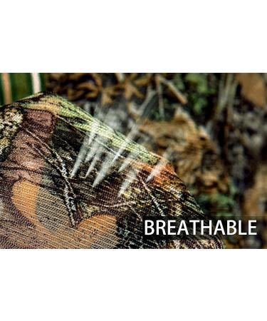 Ghillie Suit Full Face Mask Gloves Set | Ginsco 3D Leafy Camo | Men's Ghillie Suit for Hunting & Wildlife Photography | X-Large/XX-Large - Buy Online on GoSupps.com