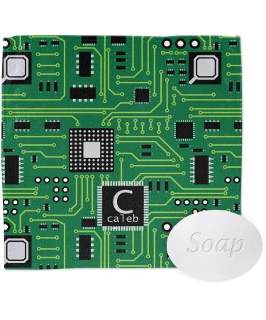 YouCustomizeIt Personalized Circuit Board Washcloth