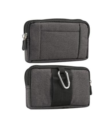 Insulin Pump Belt Pouch Inhaler Case Holder Holster for Tandem TSlim X2 for Dexcom G6 for Freestyle Libre 2 for CGM Device Glucose Meter Protective Cover Carrying Waist Bag with Carabiner Clip