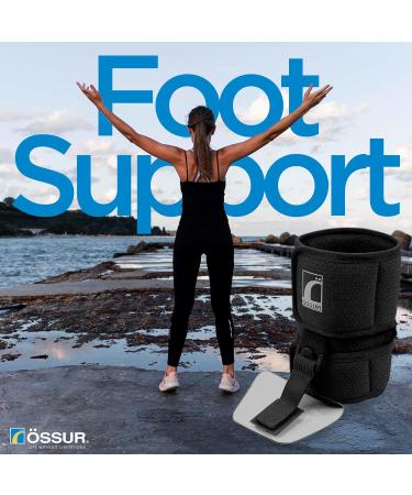 Ossur Ankle Brace & AFO Foot Drop Support | Lightweight Adjustable & Breathable Black Medium Brace for All-Day Comfort - Buy Online on GoSupps.com