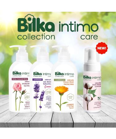 Buy Bilka Pink Damascena Intimate Washing Gel - Moisturizing Care with Organic Bulgarian Rose Water | 200ml - Buy Online on GoSupps.com