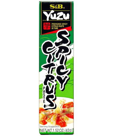 S&B Lemon Paste - Original Japanese Yuzu Paste 26% - Convenient 43g Tube for International Shipping - Buy Online on GoSupps.com