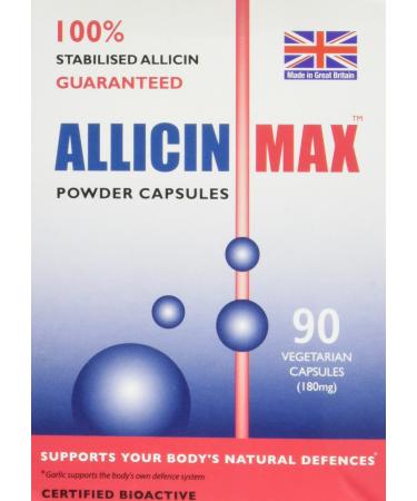 Allicin Max 90 Veg Caps 90 Count (Pack of 1)