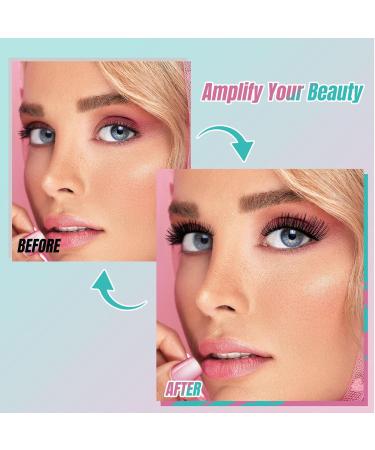AMZGIRL Lash Extension Kit - Individual Eyelash Clusters Wispy Lash Bond & Seal Remover & Applicator Home Use (Feather5 D-Mix 8-16mm - Buy Online on GoSupps.com