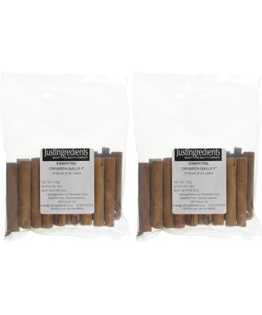 JustIngredients Essentials Cinnamon Sticks/Quills 3 Inch 100 g - Buy Online on GoSupps.com