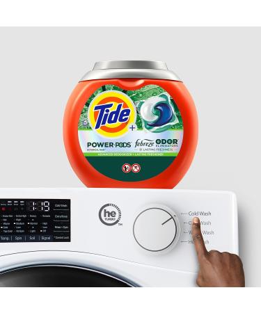 Buy Tide Power Pods Laundry Detergent Pacs with Febreze - 63 Count Botanical Rain Scent Freshness & Odor Eliminators - Ships Internationally - Buy Online on GoSupps.com